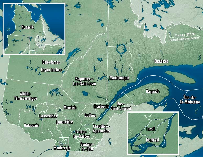 Québec Touristic Regions