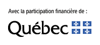 Logo avec la participation financière de Québec