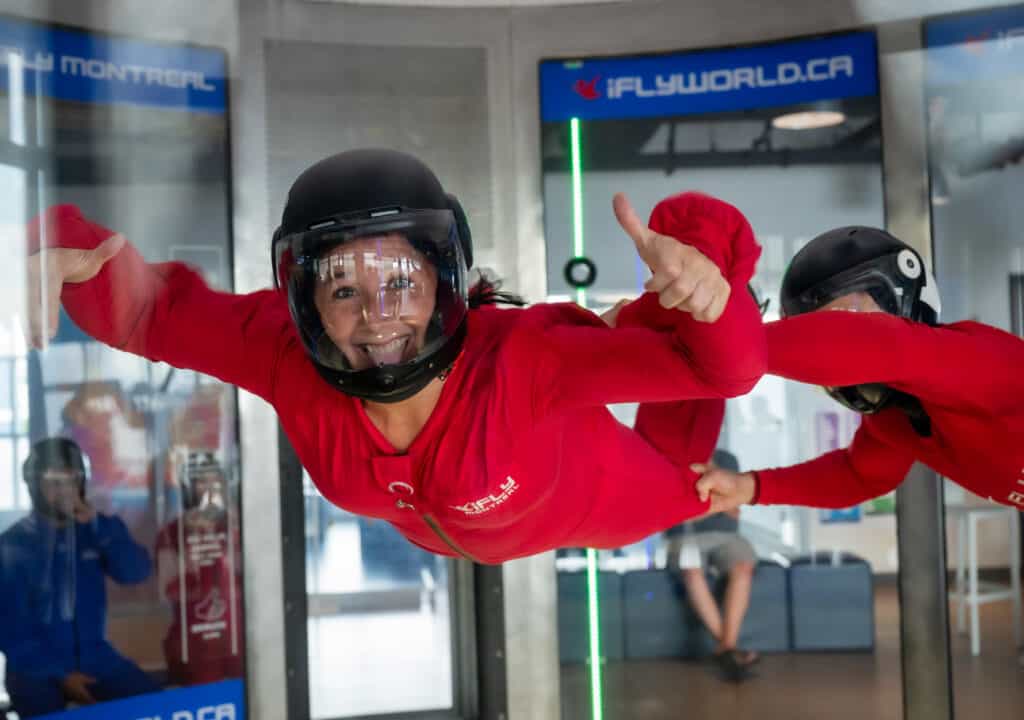 iFly, un attrait pour voyager sans bagages à Laval