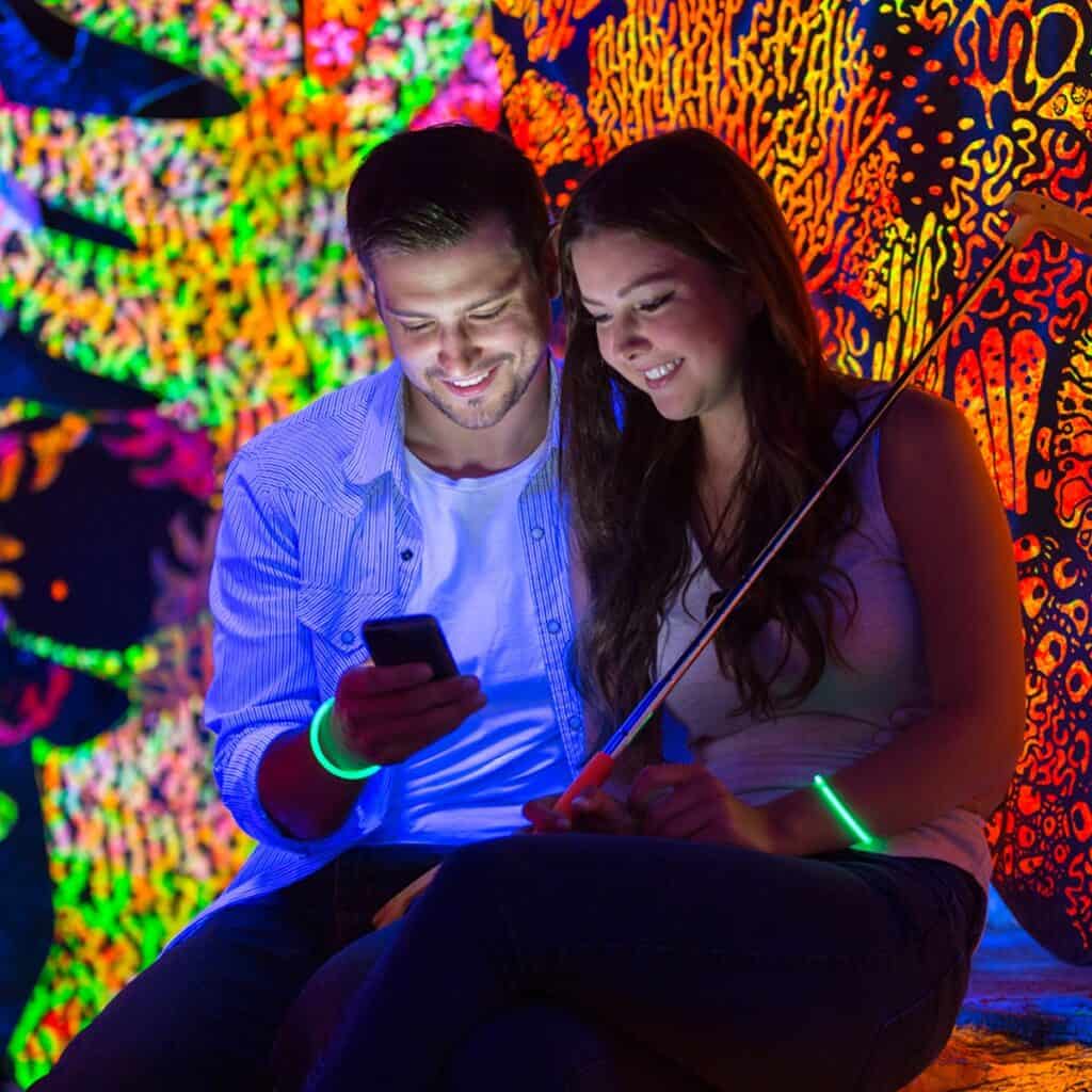 Couple au Putting Edge de Laval