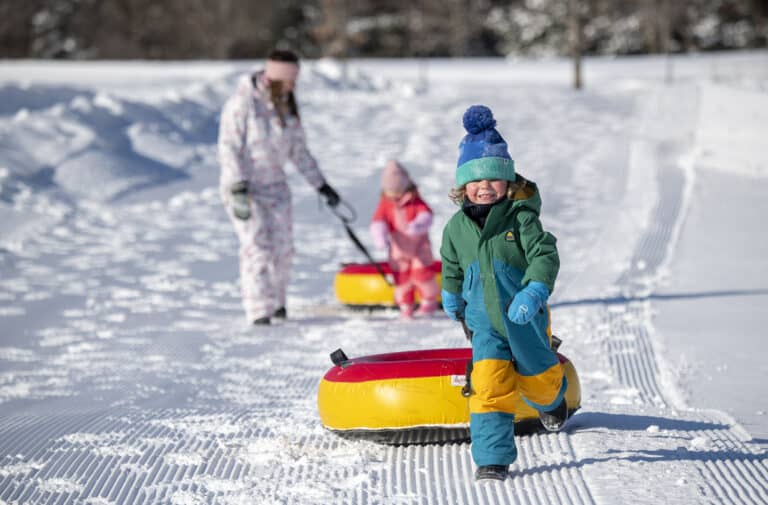 Glissades au Centre de la Nature de Laval