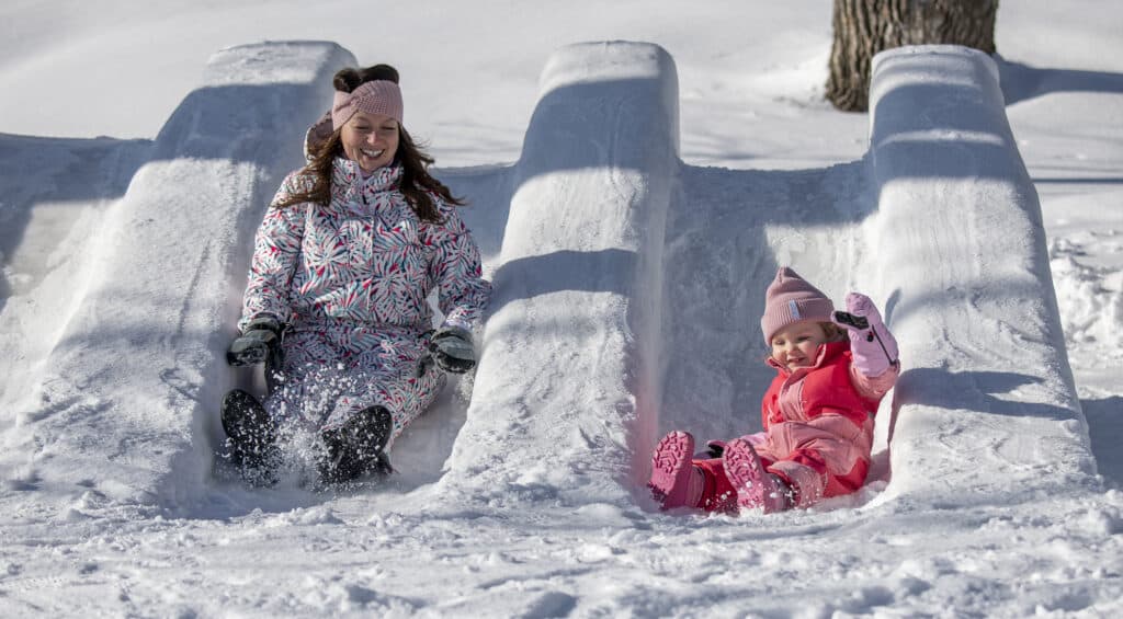 Laval en Blanc au Centre de la Nature