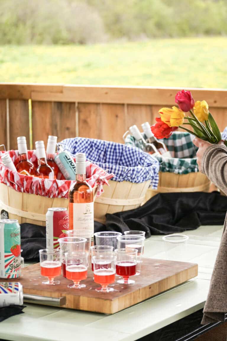 Farm picnic at Agneaux de Laval